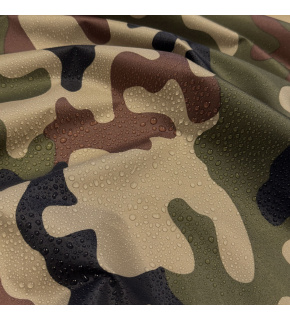 Waterproof fabric for Raincoats/Jackets, 60 g/m², width 150 cm, camo beige