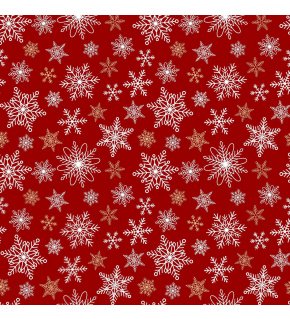 Christmas cotton fabric, by the meter, width 160 cm, Christmas stars on Red Christmas cotton fabric, by the meter, width 160 cm, Christmas stars on Red
