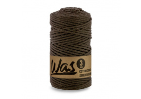 Cotton cord 3mm, 100m, TM. BROWN