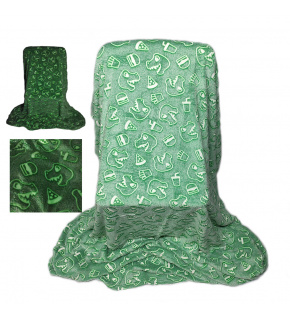 Glowing Sky Blanket, color green 150 x 200 cm