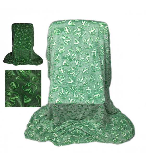 Deka svíticí Nebe barva zelená 150 x 200 cm