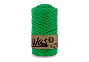 Cotton cord 3mm, 100m, GREEN