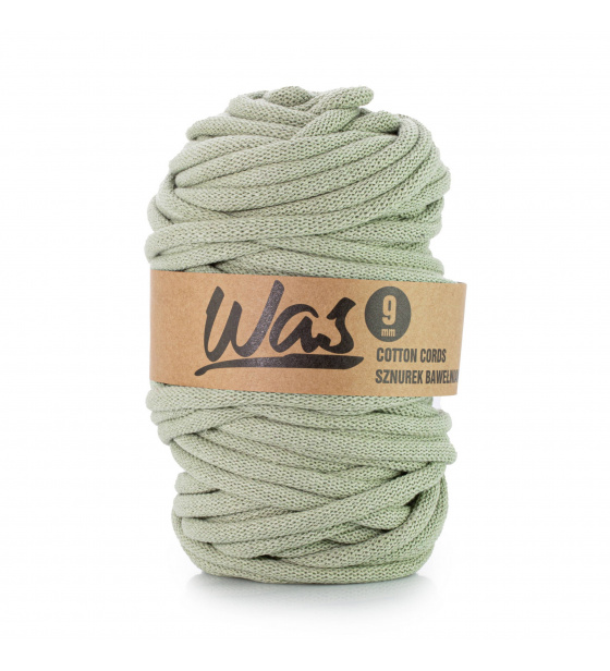 Bavlněná šňůra 9mm, 50m, olivová 230