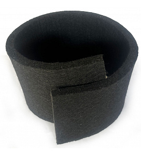 Technical felt 8 mm color Black, width 160 cm