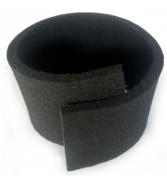 Technical felt 8 mm color Black, width 160 cm