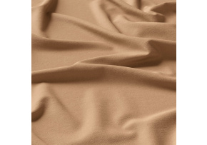 Solid cotton fabric color Latte