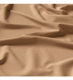 Solid-colored cotton fabric, 125 g/m², width 160 cm, latte
