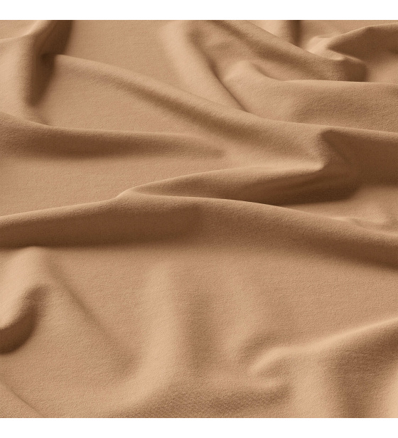 Solid-colored cotton fabric, 125 g/m², width 160 cm, latte
