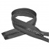 5 mm Cube Zipper 85 cm Detachable Graphite