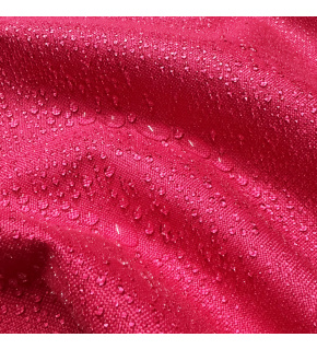 Water-repellent Oxford fabric with PU coating, 200 g/m², width 160 cm, raspberry