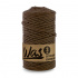 Cotton cord 3mm, 100m, BROWN