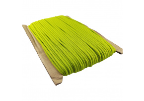 Round colored elastic, 3 mm, 50 m, color neon green Round colored elastic, 3 mm, 50 m, color neon green