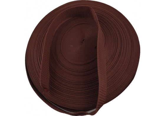 Polypropylénový popruh 30 mm  hnědý (balení 50 m)