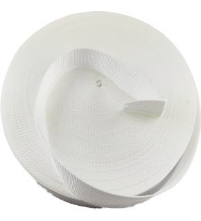 Polypropylene strap 40 mm white (package 50 m)