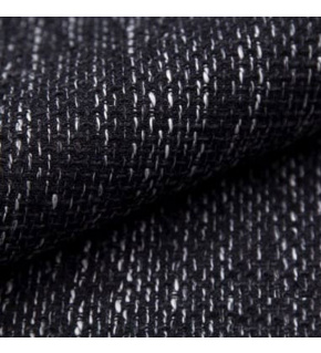Upholstery fabric NEVADA 10 color BLACK AND WHITE 1.4 m x 0.3 m
