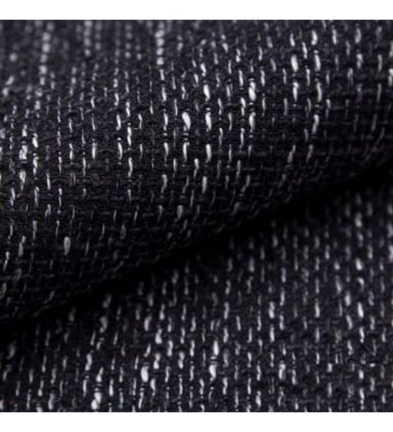 Upholstery fabric NEVADA 10 color BLACK AND WHITE 1.4 m x 0.3 m