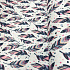 Waterproof fabric Kodura PVC coating 600D, 360 g/m², width 150 cm, feathers on light mint