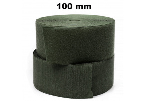 Sew-on Velcro Hook and Loop Set Khaki 100 mm x 25 m Sew-on Velcro Hook and Loop Set Khaki 100 mm x 25 m