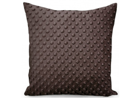 Microplush Pillowcase 40X40 cm, Color Brown