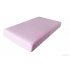 Cotton fitted crib sheet with elastic 120x60 cm PINK