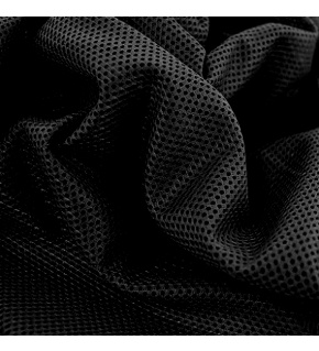 Polyester elastic mesh Black, 2x2mm mesh