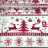 Christmas cotton fabric, by the meter, width 160 cm, Scandinavian Red on White motif