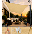 Sun shade sail 3x2 m, Oxford 165 g/m², beige