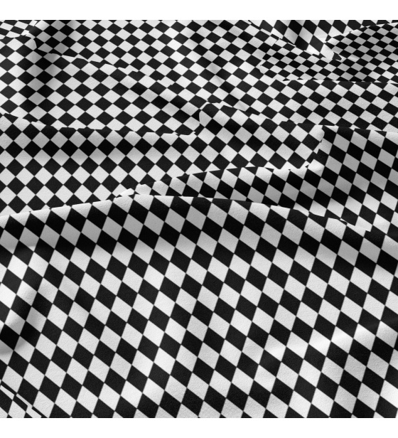 Cotton fabric 100% cotton, 125 g/m², width 160 cm, black ornament