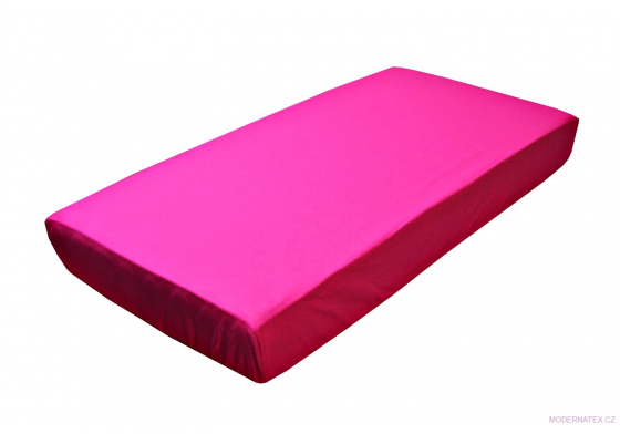 Cotton Fitted Crib Sheet with Elastic 120x60 cm AMARANT