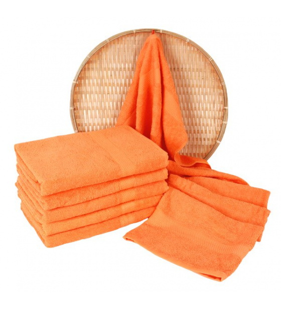 Terry towel 70x140 cm, color orange