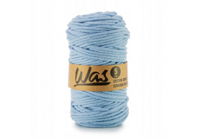 Cotton cord 5mm, 100m, lt. blue 270