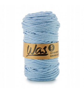 Cotton cord 5mm, 100m, lt. blue 270 Cotton cord 5mm, 100m, lt. blue 270