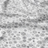 Christmas cotton fabric, by the meter, width 160 cm, Snowflakes Grey on White
