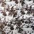 Minky fabric patterned, 380 g/m², width 160 cm, by the meter, Dark Cow. Brown