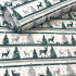 Christmas cotton fabric, by the meter, width 160 cm, Christmas pattern color Green 03