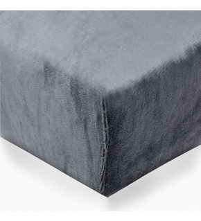 Microfleece sheet color dark. gray 140x200
