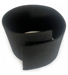 Technical felt 10 mm, 1300 g/m², color Black, width 100 cm