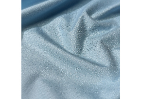 Water-repellent Oxford fabric with PU coating, 200 g/m², width 160 cm, light blue