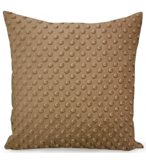 Microfleece Pillow Cover 40X40 cm, Color Cappuccino