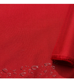 Water-repellent fabric Imitation linen, 220 g/m², width 160 cm, red