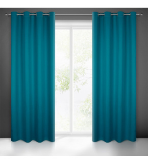 Blackout curtain with grommets BLUE 135X250 cm