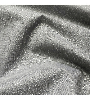 Water-repellent Oxford fabric with PU coating, 200 g/m², width 160 cm, dark ash