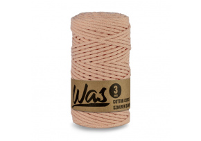 Cotton cord 3mm, 100m, SALMON Cotton cord 3mm, 100m, SALMON