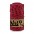 Cotton cord 3mm, 100m, BORDEAUX