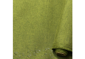 Water-repellent fabric Imitation linen, 220 g/m², width 160 cm, apple