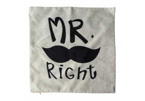 Decorative pillow cover 44x44 cm, color Ecru