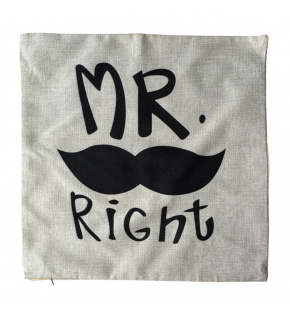 Decorative pillow cover 44x44 cm, color Ecru