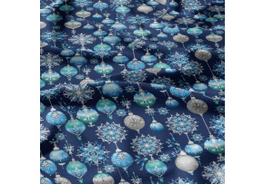 Christmas cotton fabric, by the meter, width 160 cm, Christmas Toys on Garnet