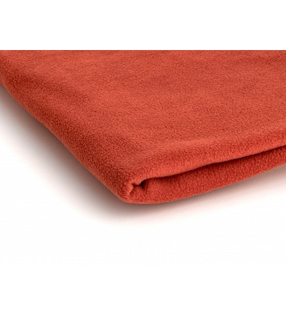 Microfleece fabric color red 1.55 m x 0.33 m