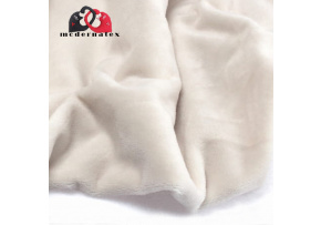 Minky microfleece solid color, Ecru color